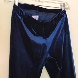 Poprageous Blue Velvet Leggings M
